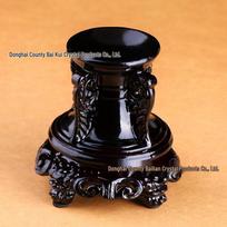 Solid Wood Resin Ornamental Base for Crystal Ball or Sphere No. 1