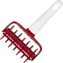 Pizza Cookies Baking Tools DIY Plastic Dough Roller Pastry Pie Needle Wheels Cutter Sewing Machine Bread Hole Punch dropshipping raudona