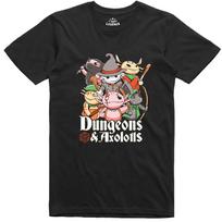 Funny Unisexs T Shirt RPG Dungeons and Axolotls Role Playing Regular Fit Tee 2XL