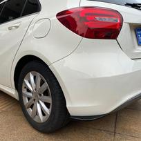 Automobilio galinio buferio lūpa difuzorius skirstytuvas Mercedes-Benz A klasės W176 A180 A200 A45 AMG 2013 2014 2015 2016 2017 2018 kėbulo komplektams normal-Black