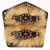 Faux Leather Viking Wrist Guards Three-Strap Armor Wrist Guards  Stage Performance ruda