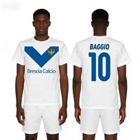 2026 m. Pavasario ir Vasaros Brescia Baggio 10 Komandos Marškinėliai Vasariniai Unisex Vintažiniai Viršutiniai Drabužiai Madingi Marškinėliai Hip Hop Gatvės Apranga Viršus 4XL