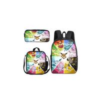 (50) 3PCS  Kids School Bag Lunch Bag Pencil Case 01