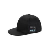 (black) Hat with Bluetooth Speaker Wireless Smart Loudspeaker Cap Adjustable Speakers Hat For Outdoor Sport