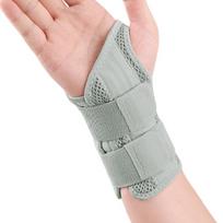 Adjustable Two-Way Wrist Support Brace Splint for Left/Right Hand Finger Protection gray