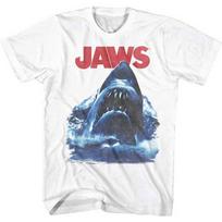 Jaws Tip Slim Fit White Unisex T-shirt S