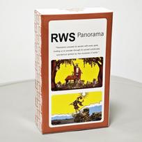 10,3 * 6 cm RWS Panorama Tarot 78 vnt kortelės, kai plataus kampo objektyvas parodo naują RWS nešiojamojo dydžio perspektyvą