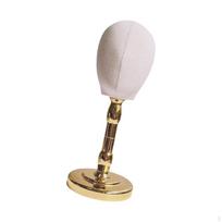 Mannequin Head Model Wig Hat Display Stand Holder Multipurpose Fashion for Golden Base white