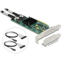 Valdiklis Delock Delock 8 prievadų SATA PCI Express x8 plokštė su prijungimo kabeliu | 90061 | 4043619900619