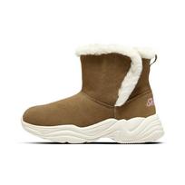 Skechers Warm Plush Comfortable Snow Mid-Calf Boots Kids boots Brown 303052L-CSNT 27.5