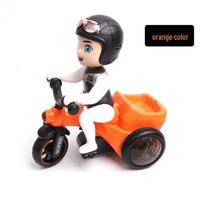 In-Stock Children's Electric Rotating Tricycle Motorcycle with Lights and Music