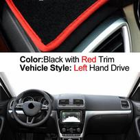 Car Dashboard Cover Dash Mat Carpet Cape For Skoda Yeti 2009 - 2017 Anti-sun Sun shade Dashmat 2016 2015 2014 2013 2012 2011