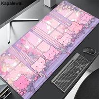 Mouse Pad Pink Cute Anime Pc Gamer office Mousepad Gaming Keyboard Pads XXL Mouse Mat Office Desk Protector Mat 800x300x2mm