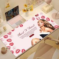 Singer SSabrina CCarpenter Short n Sweet S Mouse Pad Large Desk Mat Keyboard Ergonomic Office Rubber Game PC Nonslip Antifra 800x300x2mm