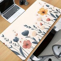 Vibrant Cartoon Flower Mouse Pad  MultiSurface Desk Mat for Keyboard  Laptop  Cute Extended Mouse Pad for Gaming 800X300x2mm