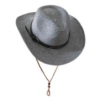 Trendy Wide Brims Hat Classical Western Design Breathable Panama Straw Hat For Comfortable And Beach Event Gathering