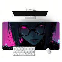 XXL Anime Character Pattern Gaming Mouse Pad x Nonslip Desk Mat Rubberedged Keyboard Desk Mat Computer Accessories 800x400x2mm