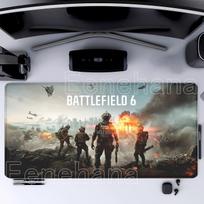 Žaidimų Battlefield pelės kilimėlis Klaviatūra Dideli biurai Priedai Pelės kilimėlis Užrakintas kraštas HD spausdinimas Žaidimų Esports overlock Stalo kilimėlis LockEdge 300x800x2mm white