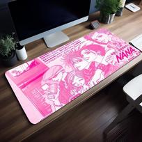 Rubber Desktop XXL Desk Mats Nonslip NANA Gaming Anime Thickened Large MousePad Office SBD300x800x3mm