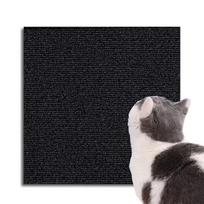 Katės draskyklė sofos apsauga katės draskyklės kilimėlis lenta apsauga apipjaustoma lipni kilimo kampo sienos pasidaryk pats katės draskymo kilimėlis (black,30cm 30cm) juoda
