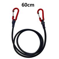 60-120cm 8mm Packing Ropes Outdoor Elastic Bungee Cords with Red Hooks Stretch Lightweight for Bikes Car Luggage Roof Rack Strap