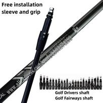 Golf Shaft Men Graphite Shaft Golf Driver Wood Shaft Series Free Assembly Sleeve 60R/80S Flex and Golf Grip TI TS 60R Flex
