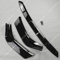 Front Bumper Lip For Lexus IS250 IS300 IS350 F Sport 2013-2016 XE30 Pre-Facelift Spoiler Splitter Car Modified Shovel Decorative Gloss Black