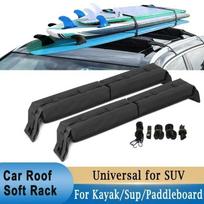 Universalūs minkšti bagažo laikiklio padėkliukai automobilio stogui Kayak/Sup/Paddleboard/Kanojai/Snieglentiui/Burlentėms Automobilio banglenčių laikiklio priedas