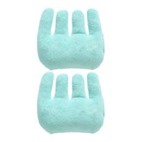 2Pcs Finger Separator Hand Grip Hand Contracture Grabbing Pad  Finger Rehabilitation Training Device for Training žalia