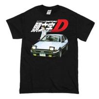 Initial D Trueno AE86 JDM Marškinėliai 90-ųjų Anime Drift Racing Marškinėliai Pakartotinis spausdinimas S-5XL Unisex Marškinėliai XXXXL