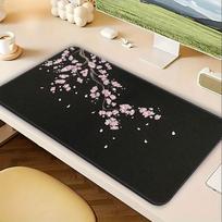 Pink Flowers Anti slip Mouse Pad Game Console Pad Desk accessories Keyboard Mouse Pad Computer Laptop Pad office Pad 220x180x2mm