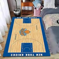Niujorko „Knicks“ krepšinio aikštės dizaino kilimas, sporto komandos tema, dekoras, tinkamas naudoti kaip neslystantis kilimėlis svetainės, miegamojo sofoms 40x60cm( 15x23in )