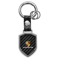 BMGB9 Anglies Pluošto Metalinis Automobilio Raktų Pakabukas Raktų Žiedas Raktų Grandinėlė Pakabukas Porsche Cayenne Panamera Macan Boxster Cayman 718 911 Lipdukas gray
