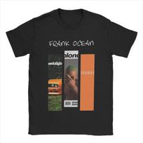 Franks Oceans Albums T-Shirt for Men Novelty 100% Cotton Tees O Neck Short Sleeve T Shirts Plus Size Clothes S įvairiaspalvis