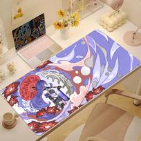 Honkai Star Firefly Acheron Sunday Mouse Pad Desk Mat Large Nonslip Antifray Keyboard Ergonomic Office Rubber PC Home Custom SBD400x800x2mm