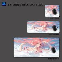 Wuthering Waves Mousepad Japan mm Mousemat x Pc Decorations Gaming Mouse Pad Xxl Anime Girl Computer Desk Pad x 300X800X2MM