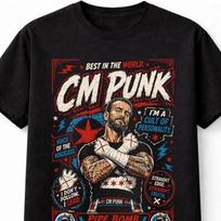 CM Punk Geriausias Pasaulyje Imtynių Grafinis Unisex Marškinėlis S