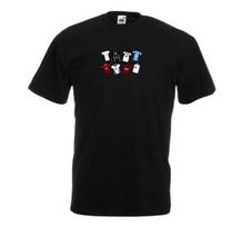 Fulham Retro Kits Black T-Shirt Adult tshirt Great Gift Classic Kits S