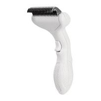 Pet Dematting Comb Dogs Undercoat Rake Deshedding Tool with Curved