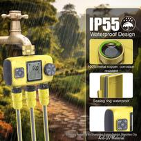 Smart Outdoor Garden Three-Way Irrigation Timer & Automatic Watering Controller 1-piece
