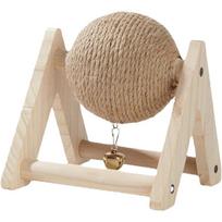 Triušio Sizalio Nagų Kamuolys Triušio Braižymo Žaislas Kamuolys Baldų Apsauga Nešiojamas Stabilus Triušio Braižymo Kamuolys Triušiams Mažiems Gyvūnėliams Kiškiams brown