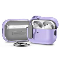 Headphone Protective Case For AirPods 3 4 Pro 1 Pro 2 Portable Earphones Storage Cover Bluetooth Wireless Earbuds Storage Shell for Airpods 3 violetinė