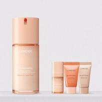 LANEIGE Balance Mode drėkinamasis kremas 80ml kasdienis drėkinamasis veido kremas + nemokamas drėkinamasis kremas 7ml, odos šveitimo kaukė 10ml ir prausiklis 10ml dovanų rinkinys