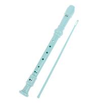 1 vnt. 8 skylučių plastikinis recorderis, ilgas fleita, medinis pučiamasis instrumentas, spalvinga vaikų dovana, fleita klarnetui, pradedančiųjų fleita, medinis pučiamasis instrumentas mėlyna