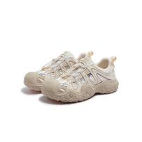 CAMEL Women's Outdoor Hiking Shoes, Thick Sole Casual Shoes, L26S202026A 37 sidabras/smėlis