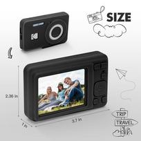 For KODAK PIXPRO FZ55 Digital Camera Cover Anti-Scratch Camera Sleeve Wear Resist Outdoor Travel Camera Protect Case with Lanyar juoda