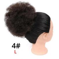 Trumpas Afro Puff Curly Ponytail raištelis plaukų priauginimui Sintetinis garbanotiems plaukams garbanotas perukas 4