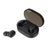 Wireless Bluetooth Headphones TWS Bluetooth 5.0 Stereo Sports In-ear Mini Headphones juoda