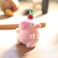 Cute Bubbles Will Make You Call Kapibala Pendant Plush Toys Doll Bag Hanging Keychain 15 cm.
