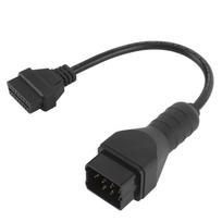 Diagnostinis kabelis OBD2 jungtis 12 kontaktų į 16 kontaktų adapteris Automobilio priedai Pratęsimas